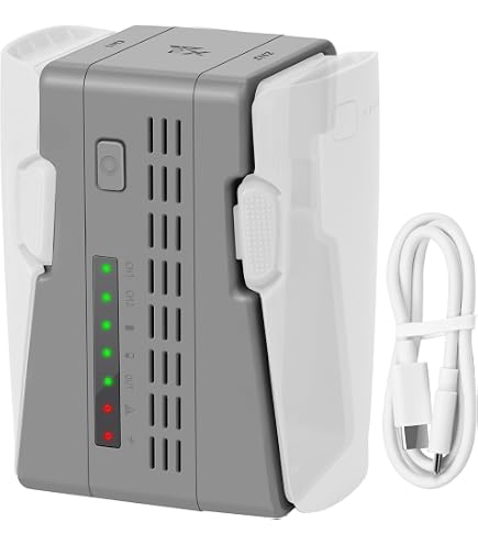 Cargador 4 En 1 Para DJI Ryze Tello Y Tello EDU – Carga Rápida De 4 Baterías En 90 Minutos, Con Entrada Universal 100-240V