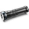 WUBEN A9 12000 High Lumens Flashlight 1378ft Beam Distance 552 Hours Long Runtime Type-C Rechargeable 10200mAh Battery Included Multiple Modes IP68 Waterproof Rechargeable Flash Light