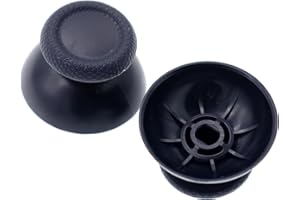 Deal4GO 2-Pack Thumbsticks Concave Rubber Analog Z-Sticks Replacement for PS5 & PS4 Controller Grips Sticks (Black)