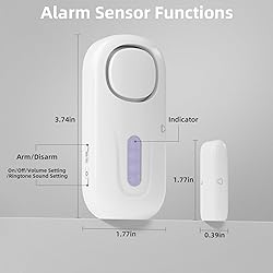 Wireless Door Alarms When Opened with