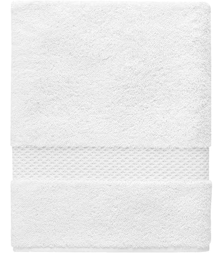 Tappetino Da Bagno In Spugna Di Puro Cotone 1000gsm Bianco - King Of Cotton