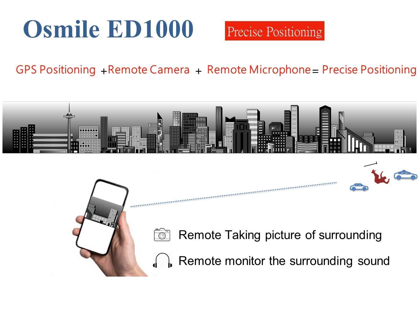 Osmile ED1000 GPS Anti-Lost Tracker for Dementia, Alzheimer & Autism Patients (GPS Watch for Elderly & Kid with SOS Call, Tracking & GeoFence Function)
