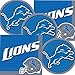 Detroit Lions NFL Football Team Logo Plates And Napkins Serves 16