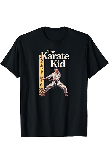 Amazon.com: The Karate Kid Chop Vintage Painted Poster Movie T-Shirt :  Clothing, Shoes \u0026 Jewelry