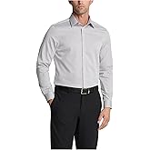 Calvin Klein Men's Slim Fit Non-Iron Herringbone Dress Shirt