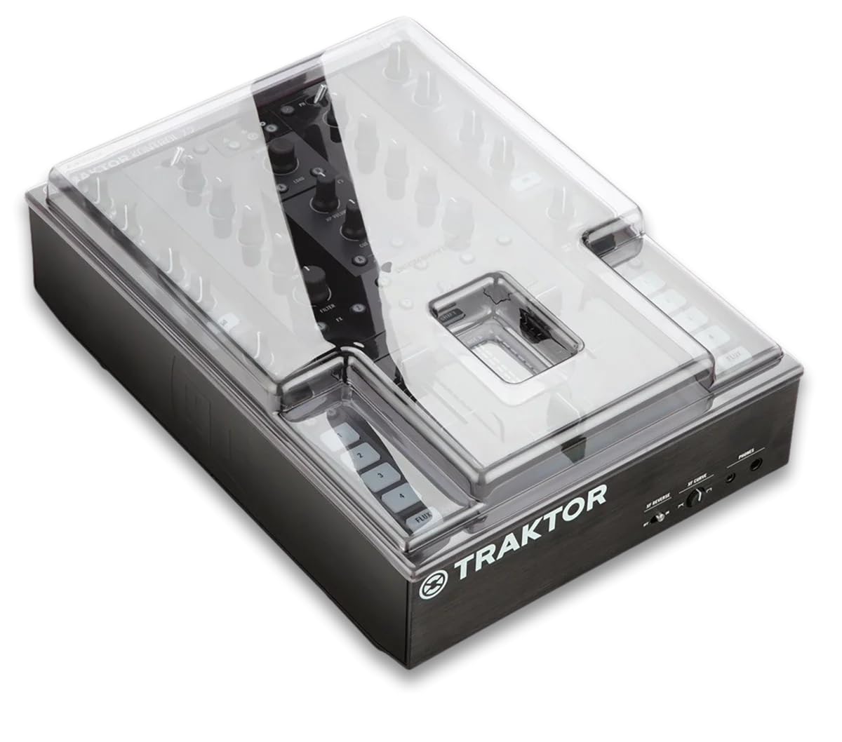 Decksaver Cover for Native Instruments Kontrol Z2 - Super-Durable Polycarbonate Protective lid in Smoked Clear Colour, Made in The UK - The DJs' Choice for Unbeatable Protection