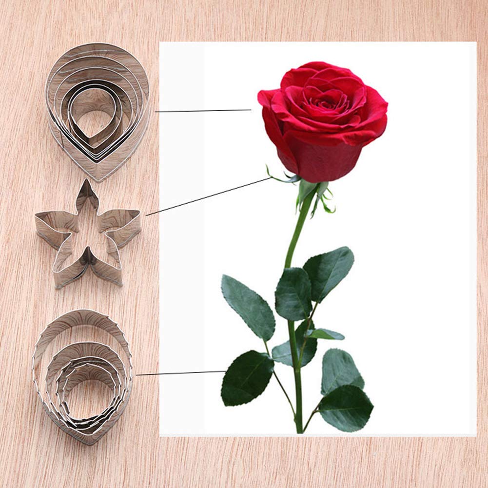 De Pate A Modeler Lot De 23 Emporte Pieces Pour Gateau Patisserie Fleur Et La Rose La Plus Facile Pour La Decoration De Gateau Pate A Modeler Outil De Patisserie Patisserie Cuisine
