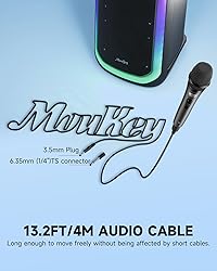 Moukey Karaoke Microphone, Dynamic Microphone with