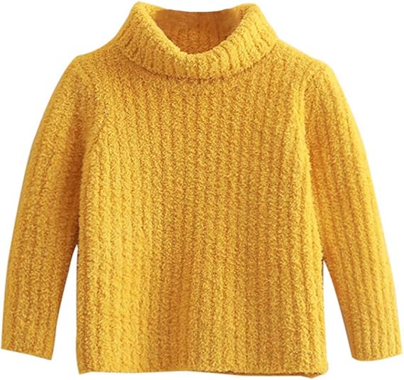 Amazon Littlespring セーター キッズ 女の子 タートルネック ニット あったか 厚手 防寒 子供服 セーター 通販