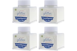 Sulyn SUL50860 2-Ounce Glitter Stacker Jar, Crystal Diamond