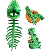 Dinosaur Skeleton Costume SetSpinosaurus-Style Dino Outfit – 3D Skull Headpiece & Spine for Dress-Up, Parties & Photos