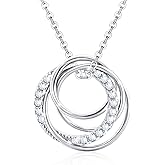 Elensan Sterling Silver Pendant Necklace Charms Hypoallergenic Fashion Jewelry Dainty Valentines Day Birthday Gift for Women
