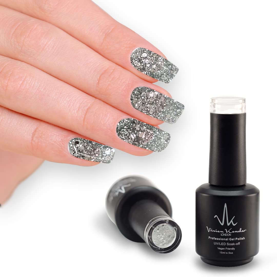 Vivien Kondor London Professional Gel Polish (Silver Ice)