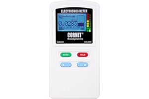 LATNEX Case and Cornet ED98QPro5G (0.1-8GHz) - High Performance Electrosmog Meter Quad-Mode: EMF/RF, Low Frequency Magnetic (