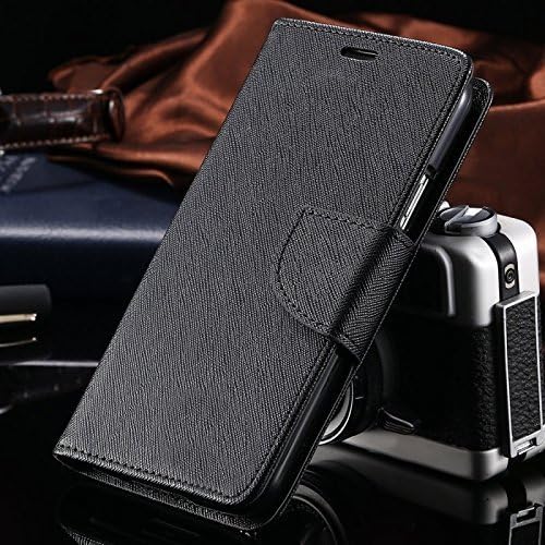 Thinkzy Artificial Leather Flip Cover Case for Infinix Hot 7 Pro (Black)