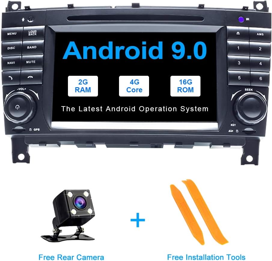 Amazon Com Toopai Android 9 0 Autoradio For Mercedes Benz W203