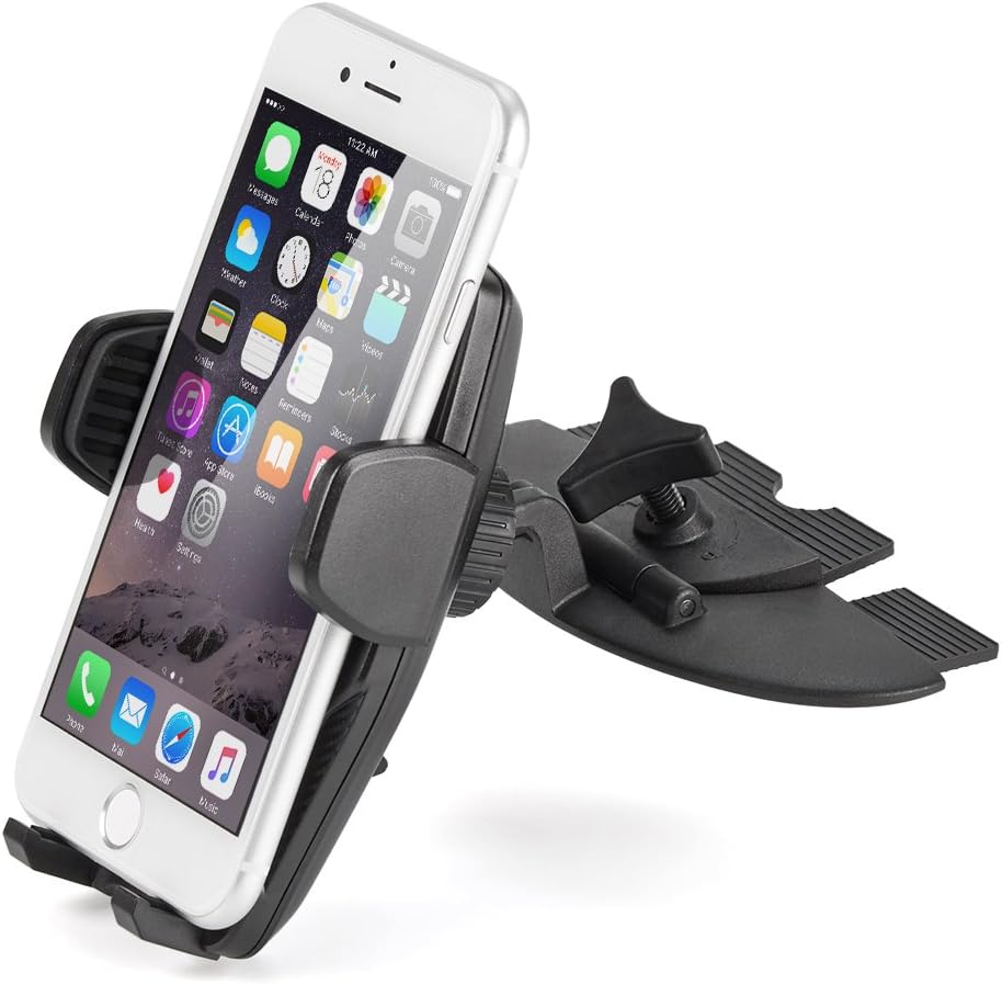 Ikross Cdスロット取付型 汎用 スマホ対応 オートホールド式 車載ホルダー カーマウント スマホ固定ホルダー スマートフォン車載ホルダー Cdスロットカーマウントホルダー 携帯電話ホルダー 車 バイク Amazon