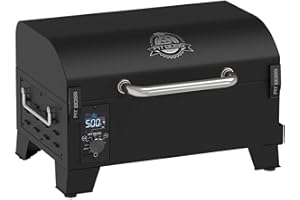 Pit Boss 11091 Portable Table Top Wood Pellet Grill, PB150PPG, Matte Black