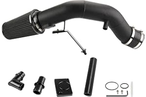 DOCAS Cold Air Intake Kit for 2003-2007 Ford 6.0L F-250 F-350 Powerstroke Diesel 6.0L (Black)