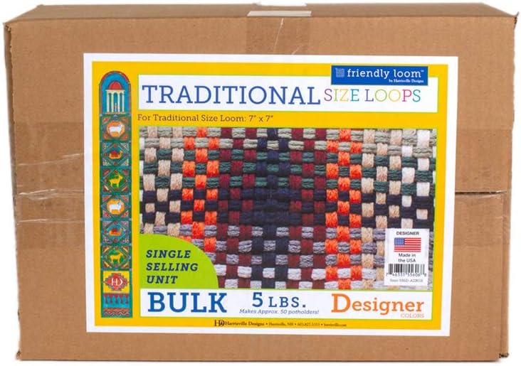 Harrisville Designs Friendly Loom Potholder Cotton Loops 7