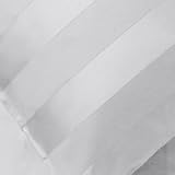 MOONLIGHT20015 Reversible Satin Stripe Duvet Cover Set King Silver 230x220 view 9