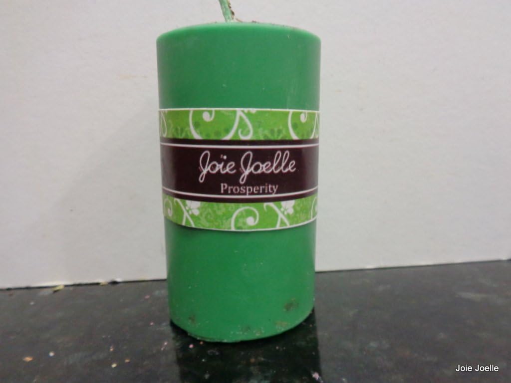 Prosperity Spell Ritual Pillar Candle, Altar Candle, dressed candle, herbal spiritual candle, goddess candle 3x4