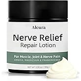 Alcura Nerve Cream with Calendula, Magnesium,Natural Soothing For Joint, Lumbar, Neck, Hand and Foot,3.5OZ