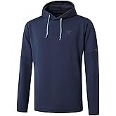 M MAELREG Hoodies for Men Golf Fleece Hooded Sweatshirts Dry Fit Athletic Lightweight Casual Midlayer Mens Hoodies Pullover