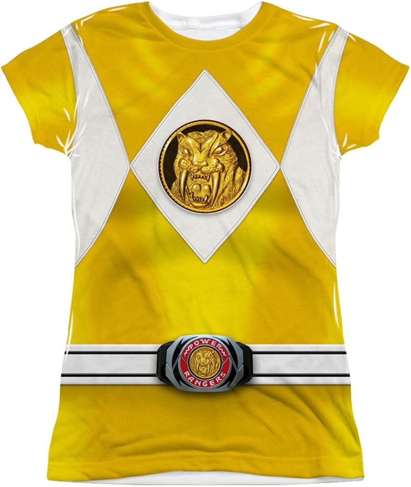 yellow power ranger shirt