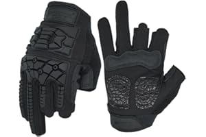 Seibertron T.T.F.I.G/T.H.F.I.G/T.F.F.I.G 2.0 Men's Tactical Gloves Flexible Rubber for Hunting Hiking Airsoft Paintball Motorcycle Motorbike Riding Outdoor Gloves