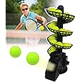 pedenencelia Lightweight Tennis Serving Machine,Tennis Ball Dropping Machine,Tennis Ball Feeder,3.5 Seconds Ball Output Frequency,Tennis Trainer,Can Hold 28 Balls,for All Kinds of Tennis Balls