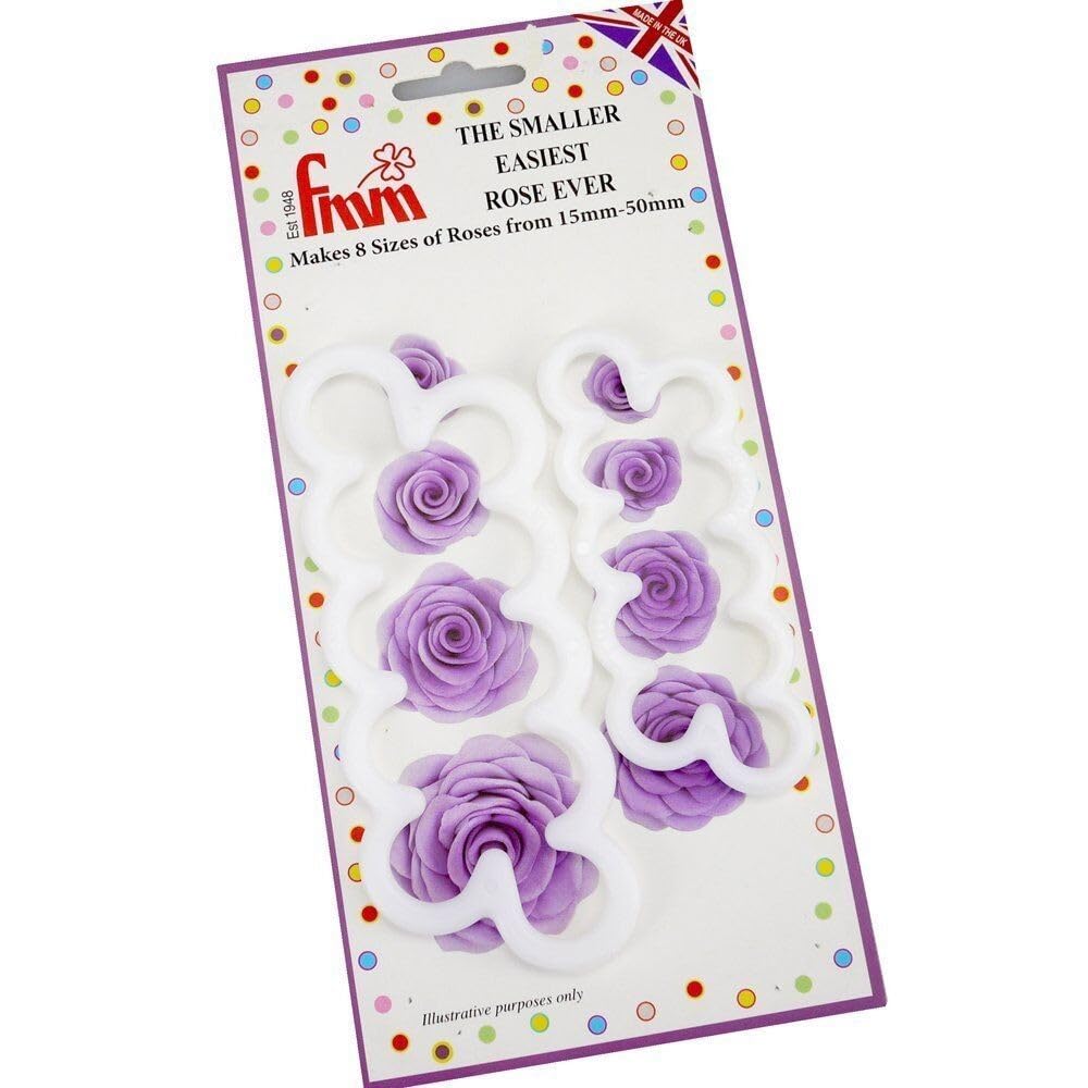Fmm Sugarcraft Ltd Fondant Icing Cutter Set 2/Pkg Easiest Rose Ever, Pink,SYNCHKG094542