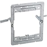 Hubbell-Raco 206RAC Retro-Ring, 4" Square Mounting, Old Work for BX Mount Devices (Pack of 20)