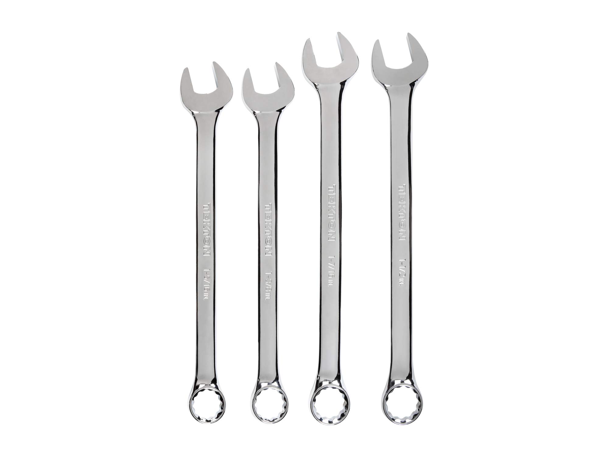 TEKTON Combination Wrench Set, 4-Piece (1-5/16-1-1/2 in.) | WCB90102