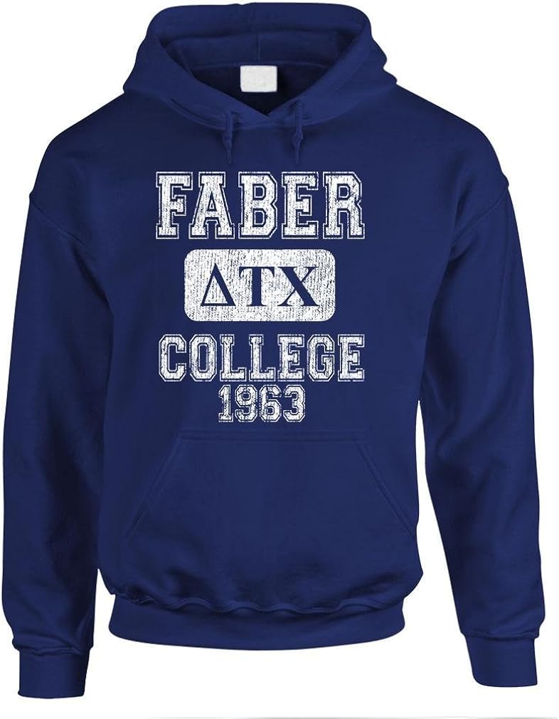 Faber College - Delta Tau chi Belushi House - Mens Pullover Hoodie: Clothing