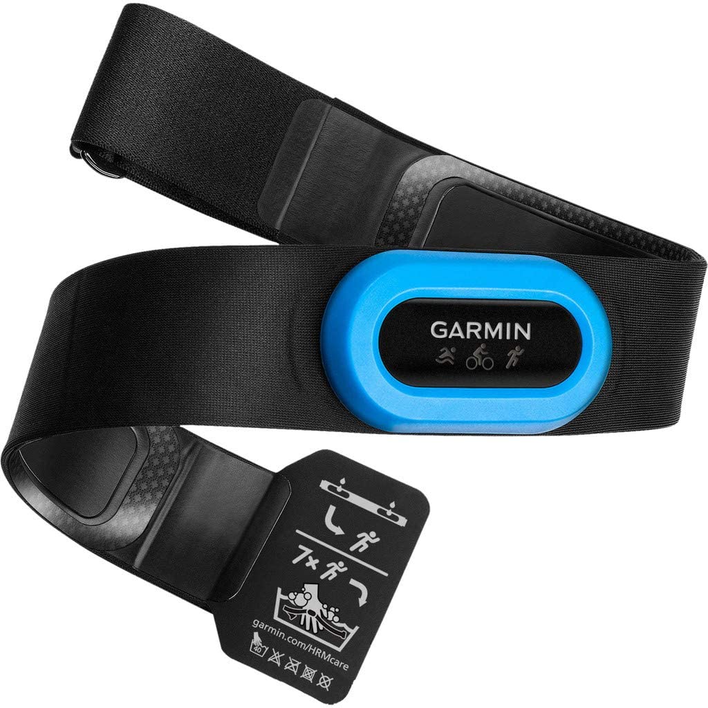 Garmin HRM-Tri Heart Rate Monitor Strap, Black (Black/Blue)