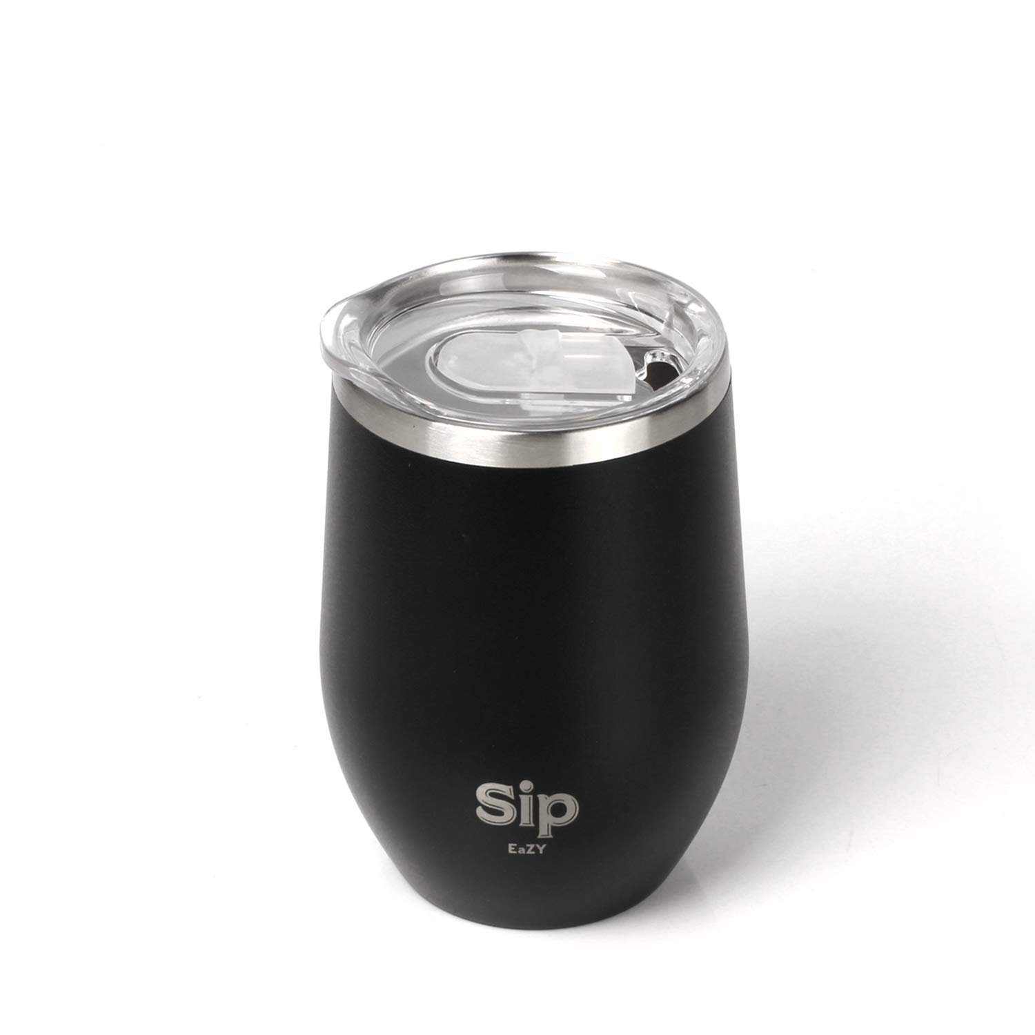 Black Double Walled 18/8 StainlessSteel Insulated Cup
