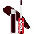 Lime Crime Velvetines Liquid Matte Lipstick, Bloodmoon (Deepest Blood Red) - Bold, Long Lasting Shades & Lip Lining - Stellar Color & High Comfort for All-Day Wear - Talc-Free & Paraben-Free