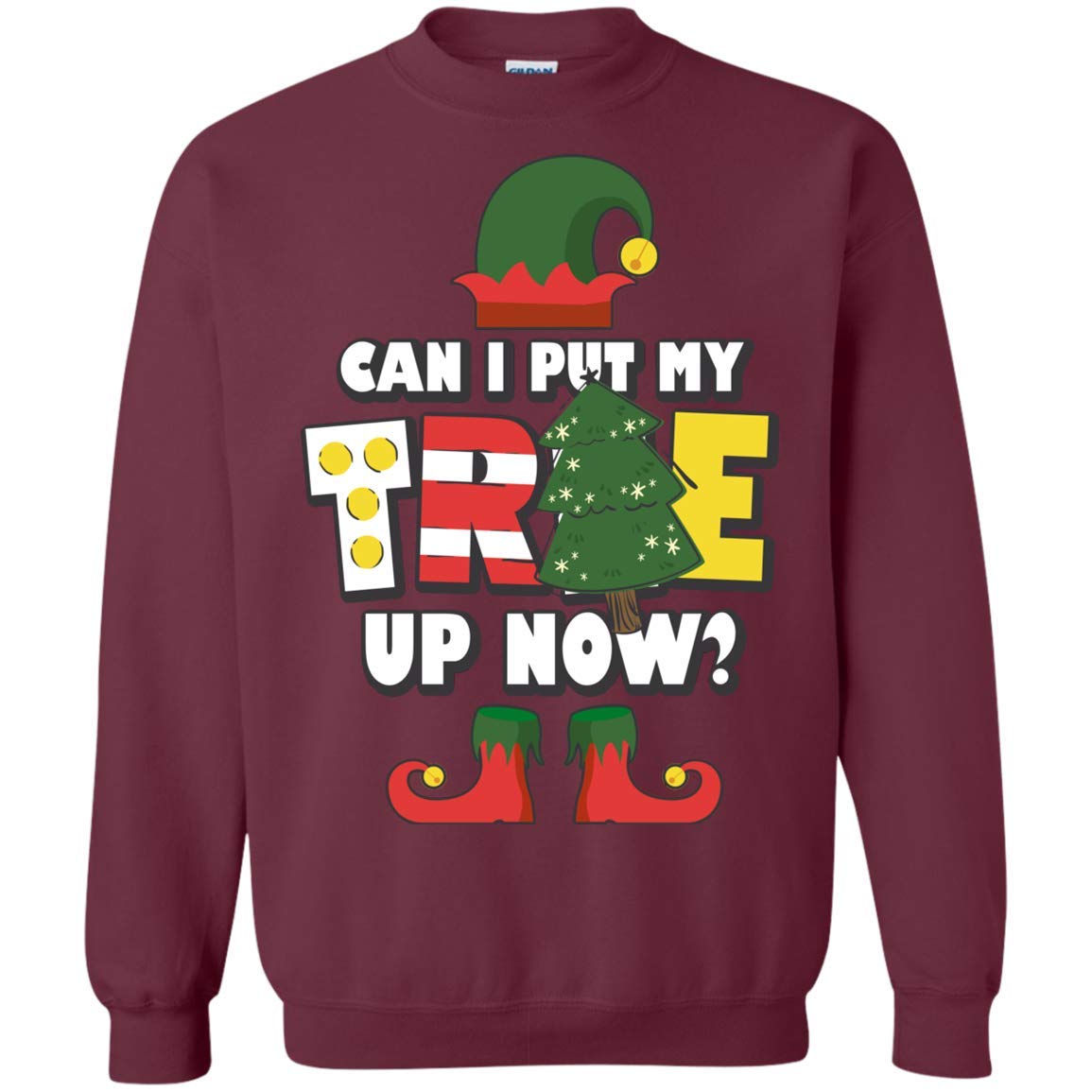 Can I Put My Tree Up Now Funny Elf 1156 Kitilan