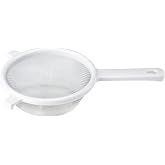 Chef Craft Classic Stainless Steel Mesh Strainer, 6 inch, White
