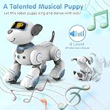 VATOS Remote Control Robot Dog Toy 17 Functions Touch Follow Dancing RC Puppy view 5