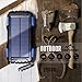 Soluser 25000mAh Portale Solar Power Bank Shockproof/Dustproof 2.1A USB Output Battery Bank, Outdoor Solar Charger Phone External Battery Chargers with Strong LED Light for cellphones
