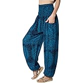 Tranquil Threads High-Waisted Boho Harem Yoga Pants for Women