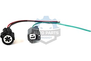 AUTO PARTS PRODIGY VTEC Oil Pressure Switch and VTEC Solenoid Plug Pigtail KIT Compatible with Replacemet for Honda