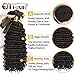 QTHAIR 12A Deep Wave Bundles Human Hair (14 16 18 Inch) Brazilian Deep Wave Human Hair 4 Bundles 100% Unprocessed Natural Color Virgin Brazilian Deep Wave Human Hair Extensions for Black Women