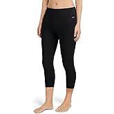Jockey Women's Active Cotton Stretch Wide Waistband Capri Leggings
