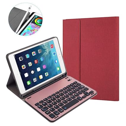 Amazon.com: Keyboard Case with Pencil Holder for iPad Mini 5,iPad Mini
