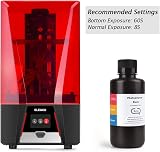 ELEGOO ABS-Like 405nm Grey Resin 1000g for LCD 3D Printer view 2