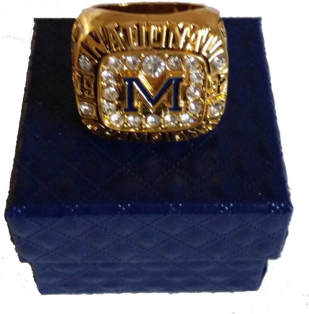 YIYICOOL 1997 Michigan Wolverines championship Ring custom Size 11