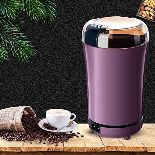 PARACITY Electric Coffee Grinder Grain Mill Portable Automatic Milling Machine with Replacement Stainless Steel Blade for Dry Herb Spice Peanut Grains Beans